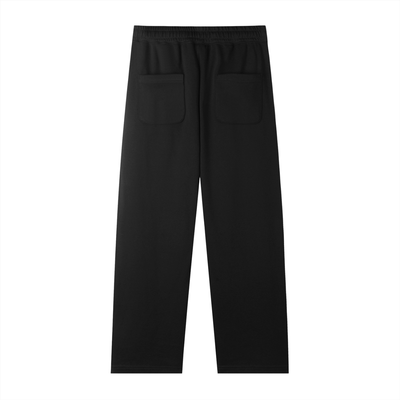 Unisex, black, cotton, polyester, logo sweatpants