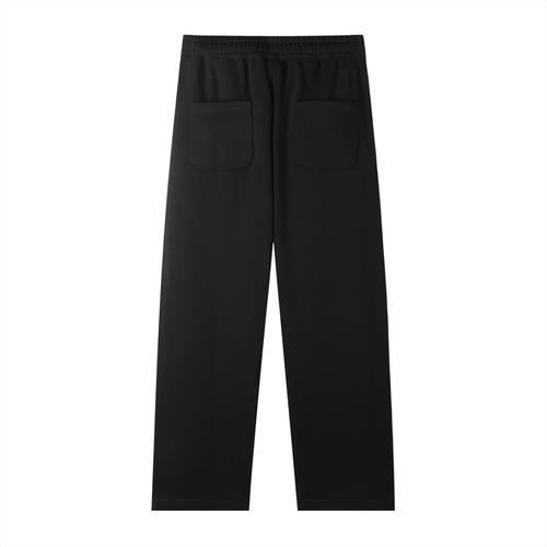 Unisex, black, cotton, polyester, logo sweatpants
